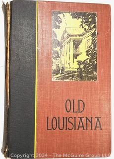 Four (4) Signed Books Including Old Louisiana by Lyle Saxon, The Flounder by Gunter Grass, The Angry Scar - The Story Of Reconstruction by Hodding Carter and Lee's Tigers - Louisiana Infantry in Northern Virginia by Terry Jones