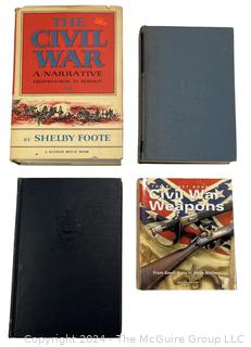 Four (4) History Books Including Civil War, George Washington, Weapons and Ancient World