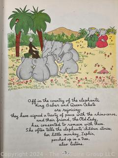 Seven (7) Books Including Babar the King by Jean De Brunhoff 