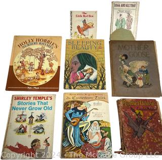 Eight (8) Children's Books: Nursery Rhymes and Stories