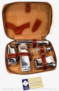 Gentleman’s Travel Case with Accessories in Leather Case