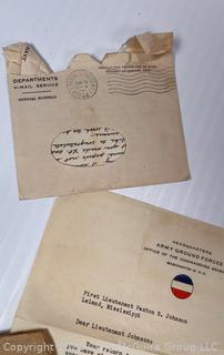 WW II Era Memorabilia including V-Mail and Food Ration Books