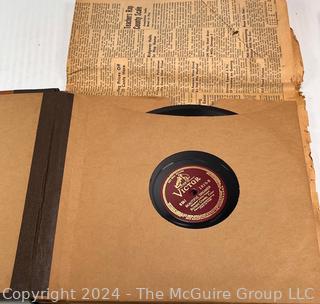 Collection of Vinyl 78 RPM Record Albums of Opera