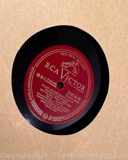 Collection of Vinyl 78 RPM Record Albums of Opera