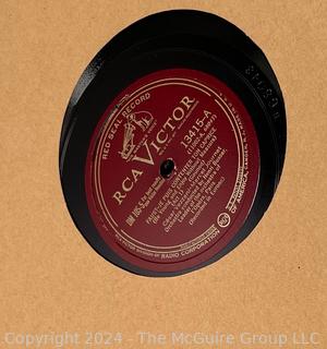 Collection of Vinyl 78 RPM Record Albums of Opera