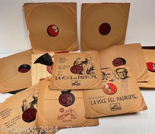 Selection of Large 78rpm Opera Records; RCA Victor HMV; Various artists