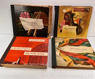  Four (4) 78 RPM Record Albums: Faust, Tosca 