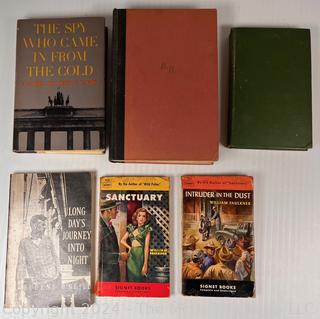 Six (6) Books Including William Faulkner 