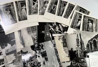 Collection of B&W Photo Post Cards. Italy and other European Sites