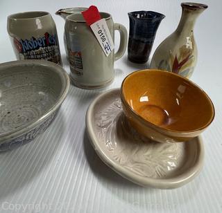 Collection of Pottery Bowls and Mugs