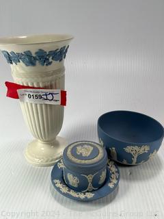 Four (4) Porcelain Wedgwood Decorative Pieces