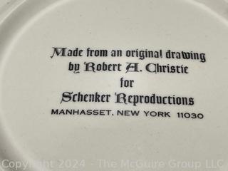 Group of Porcelain Items Including New York City Souvenir Bowl