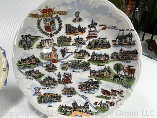 Selection of Souvenir and Hand-painted Ceramic Plates