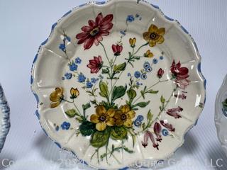 Selection of Souvenir and Hand-painted Ceramic Plates