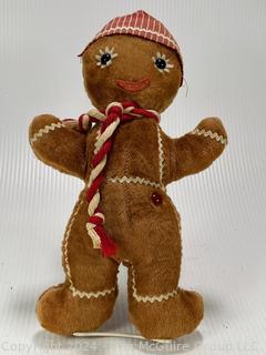 Knickerbocker Stuffed Gingerbread Man Cal-T-5 Toy Doll