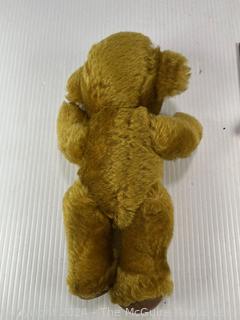 Merrythought Pose-able "Cheeky" Teddy Bear. Measures 12" 