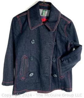 Ralph Lauren Denim Navy Pea Coat (XS)