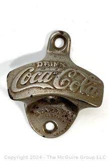 Coca Cola Wall Mount Bottle Opener #5 Made in USA by Starr X Pat 1925 