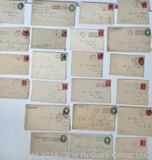 Selection of 22 Postmarked Envelopes from the 1890's