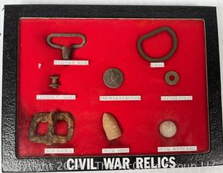 Assorted Identified Civil War Relics