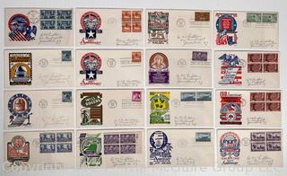 Selection of 16 Postal Cached First-Day Covers (FDC's)