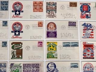 Selection of 16 Postal Cached First-Day Covers (FDC's)