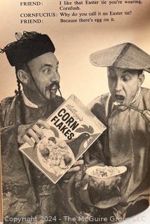 Homer & Jethro's Cornfucius Say Joke Book.  Distributed as part of Kellogg's Corn Flakes "Corny" advertising campaign in 1964.