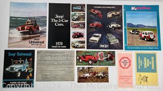 Collection of Jeep Automobile Marketing Information 