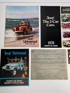 Collection of Jeep Automobile Marketing Information 