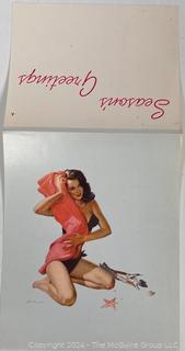 1968 Risqué Pin-Up Promotional Calendar for Bethlehem Steel  