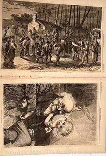 Original Copy of Harper's Weekly for January 23, 1864 with Civil War Coverage