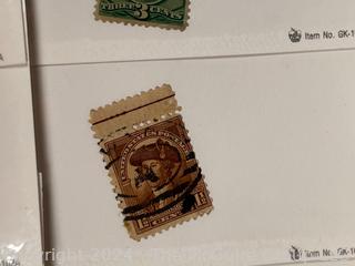 Assorted American & World Postage Stamps. Philately (See all closeup photos in the photo gallery)