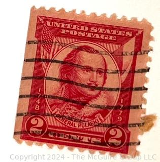 Assorted American & World Postage Stamps. Philately (See all closeup photos in the photo gallery)