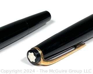 1960's Montblanc Fountain Pen with Blue Detail