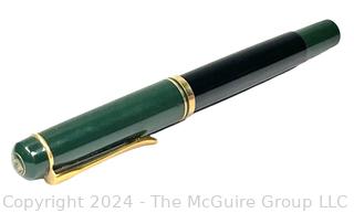 Green Pelikan Fountain Pen with 14KT Gold Nib, Germany