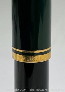 Green Pelikan Fountain Pen with 14KT Gold Nib, Germany