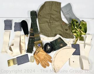 Grouping of US Military Uniform Accessories