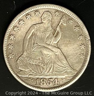 1854-O Seated Liberty Half Dollar Coin 