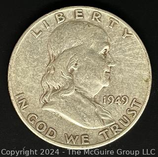 1949-S US Franklin Half-Dollar Coin