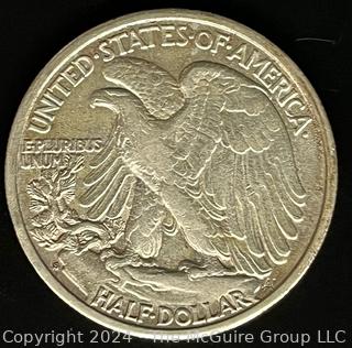 1941-S Walking Liberty Quarter Dollar Coin