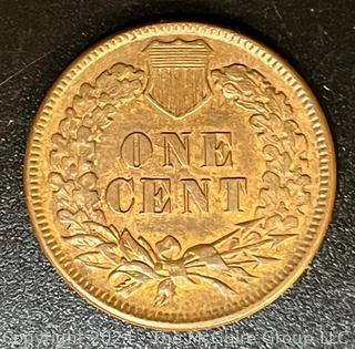 1897 Indian Head One Cent Coin