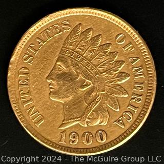 1900 Indian Head Cent Coin