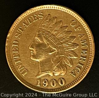 1900 Indian Head Cent Coin