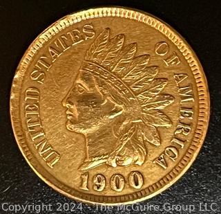 1900 Indian Head Cent Coin