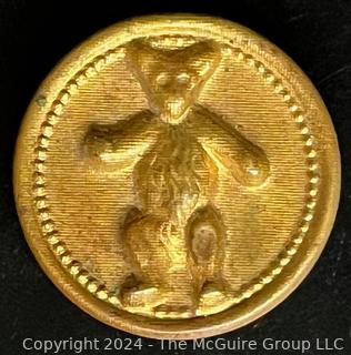 1902 Teddy Bear Button (Theodore Roosevelt Campaign)