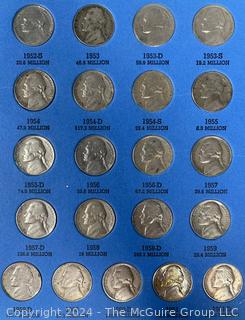 Whitman Jefferson Nickel Book 1 - Completed