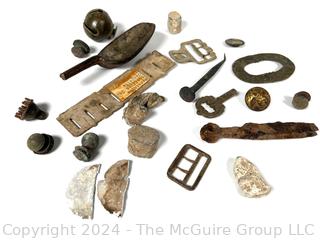 Grouping of Colonial and Civil War Artifacts