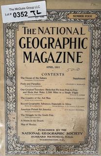 April 1911 National Geographic Magazine 