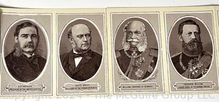 Booklet: Crowned Heads and Rulers of the World Circa 1880's