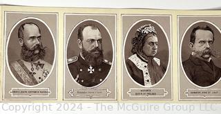 Booklet: Crowned Heads and Rulers of the World Circa 1880's